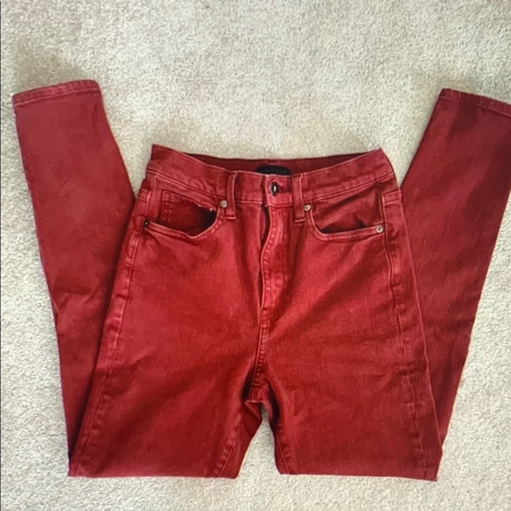 Red Denim Jeans